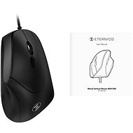 Eternico Wired Vertical Mouse MDV300 fekete - Egér