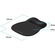 Eternico Memory Foam Mouse Pad G4 fekete - Egérpad