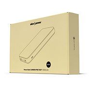 AlzaPower Carbon 10000mAh Fast Charge + PD3.0 Black - Powerbank