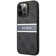 Guess PU 4G Printed Stripe Apple iPhone 13 Pro Max Grey tok - Telefon tok