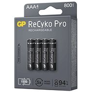 Újratölthető akkumulátor GP ReCyko Pro Professional AAA (HR03), 4 db - Tölthető elem