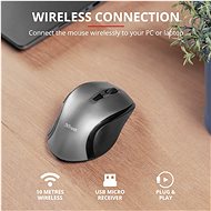 TRUST Kuza Wireless Mouse - Egér