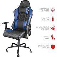 Trust GXT 707B Resto Gaming Chair kék - Gamer szék