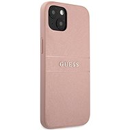 Guess PU Leather Saffiano Apple iPhone 13 rózsaszín tok - Telefon tok