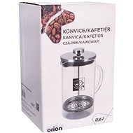 ORION üvegkanna/ rozsdamentes acél BD 0.6 l - Dugattyús kávéfőző