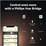 Philips Hue White Filament 5,5W E27 A60 - LED izzó