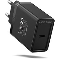 Vention 1-port USB-C Wall Charger (30W) Black - Hálózati adapter