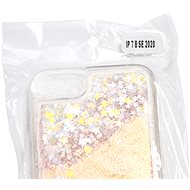 iWill Glitter Liquid Star Apple iPhone 7 / 8 / SE 2020 Rose Gold tok - Telefon tok