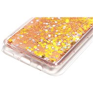 iWill Glitter Liquid Star Apple iPhone 7 / 8 / SE 2020 Rose Gold tok - Telefon tok