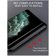 MoFi Anti-slip Back Case Irregular iPhone 11 Pro, zöld - Telefon hátlap