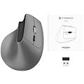 Eternico Wireless 2.4 GHz & Double Bluetooth Rechargeable Vertical Mouse MV470 szürke - Egér