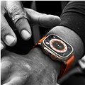 Apple Watch Ultra 49 mm-es titán tok zöld alpesi pánttal - Medium - Okosóra