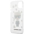 Karl Lagerfeld Ikonik Flower Tok az iPhone 13 mini készülékhez Transparent - Telefon tok