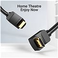 Vention HDMI 2.0 Right Angle Cable 270 Degree 1,5m Black - Videokábel