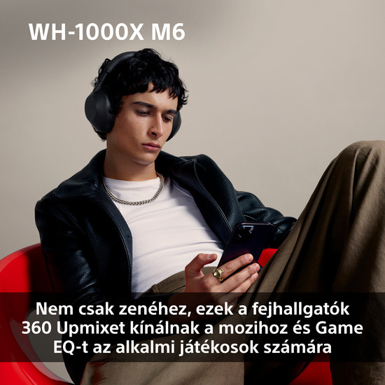 Sony Noise Cancelling WH-1000XM6 vezeték nélküli fejhallgató
