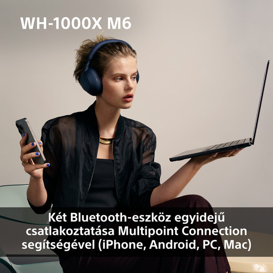 Sony Noise Cancelling WH-1000XM6 vezeték nélküli fejhallgató