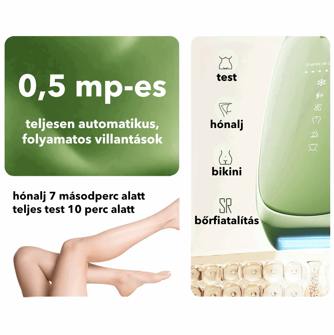 JOVS JR10 Scroll IPL szőrtelenítő
