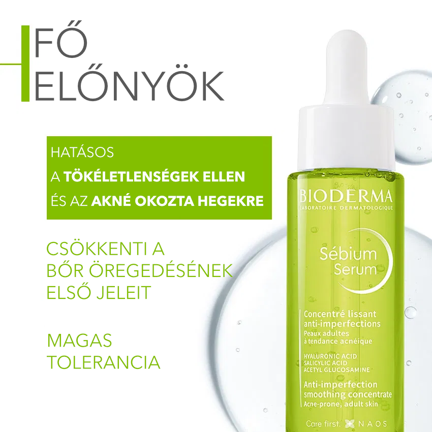 BIODERMA Sébium szérum 30 ml arcápoló szérum