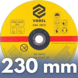 230 mm fémvágó korongok