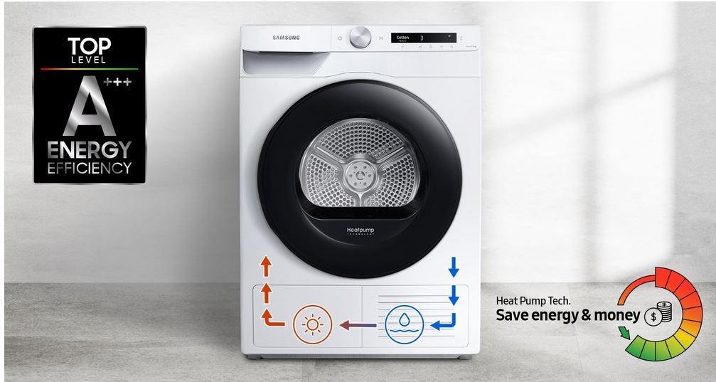 szárítógép Samsung hőszivattyús