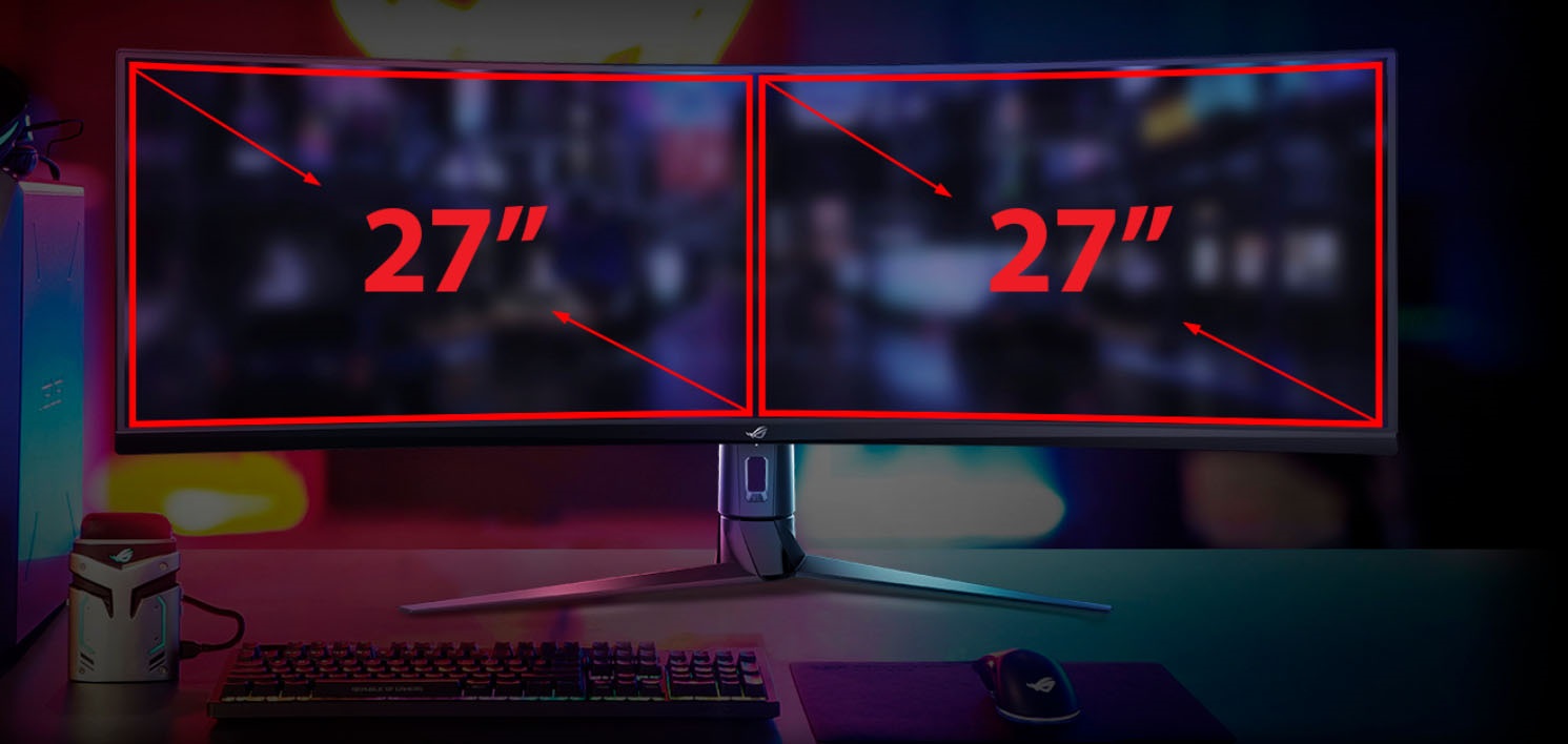 32:9 monitor vs. dual monitor