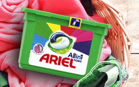 Ariel mosószer kapszula kiváló hatással van a mosásra