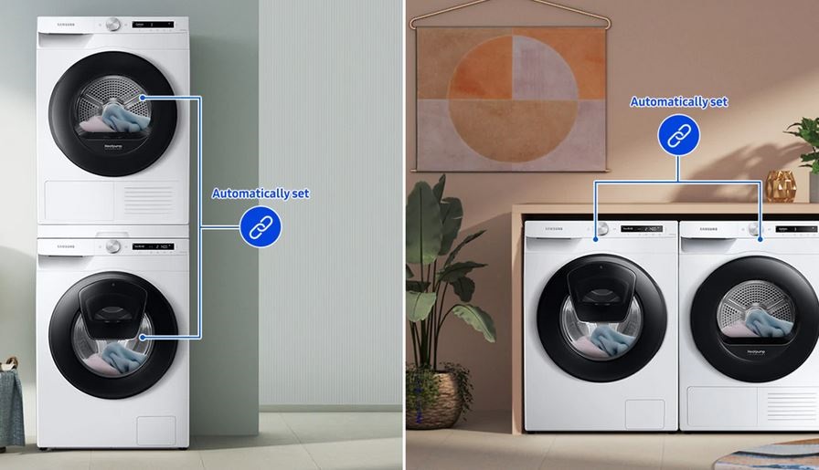 szárítógép samsung és mosógép szettek