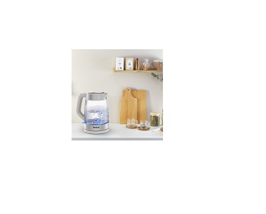 Tefal KI772D38 Glass Black elektromos vízforraló