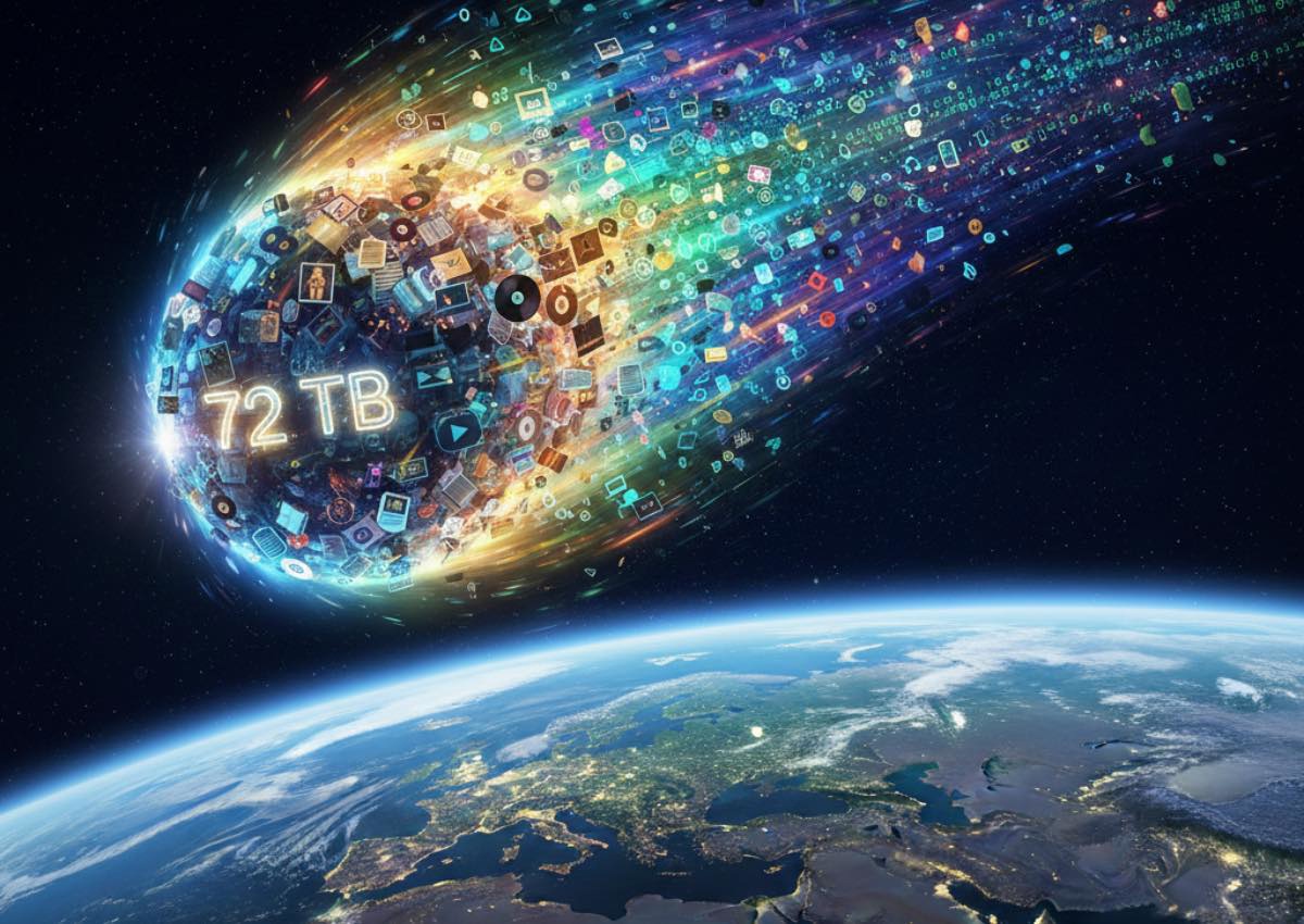 6G, 72 TB továbbítás