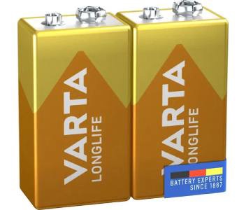 Eldobható alkáli 9V-os elem