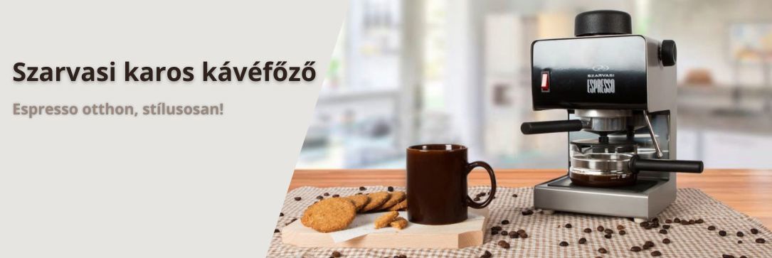 szarvasi karos kávéfőző