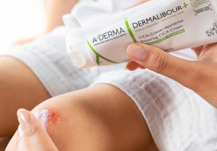 A-DERMA na podrážděnou či poraněnou pokožku