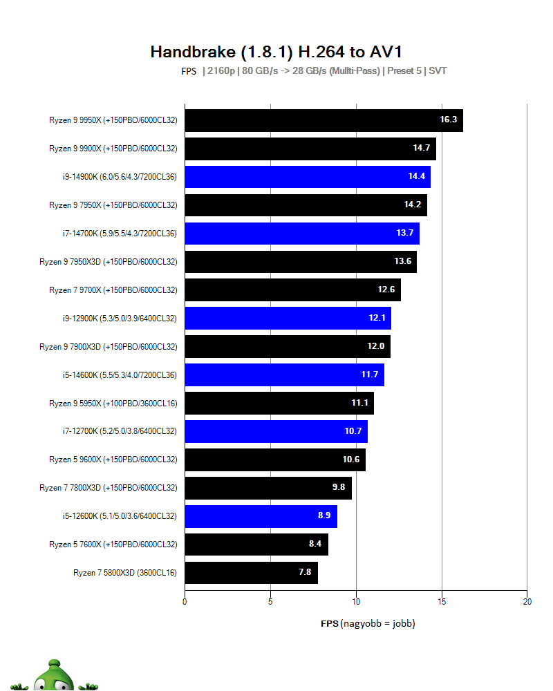 AMD Ryzen 9 9900X; video