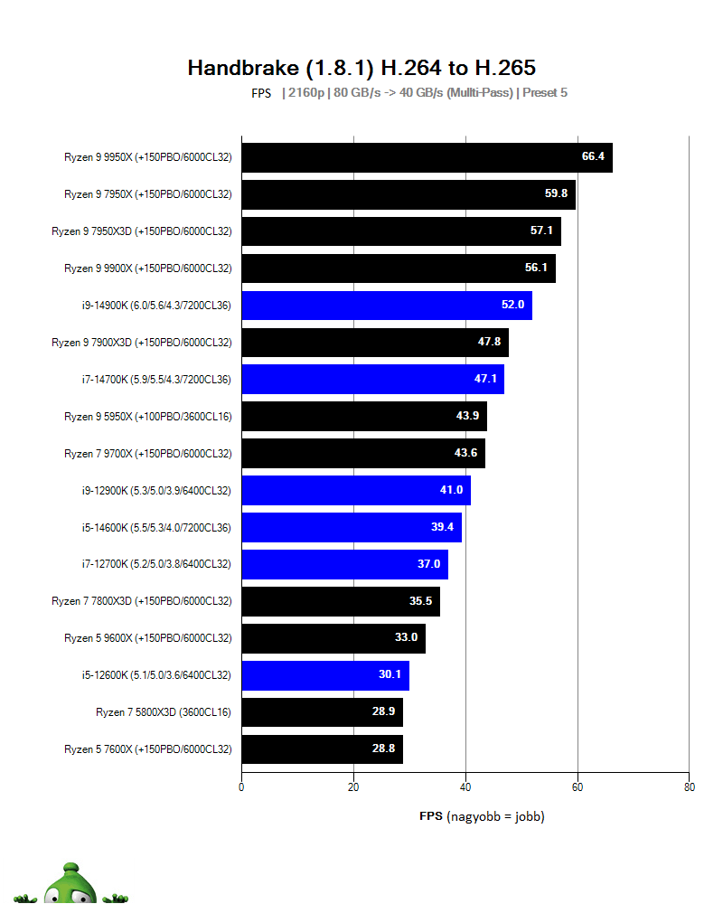 AMD Ryzen 9 9900X; video