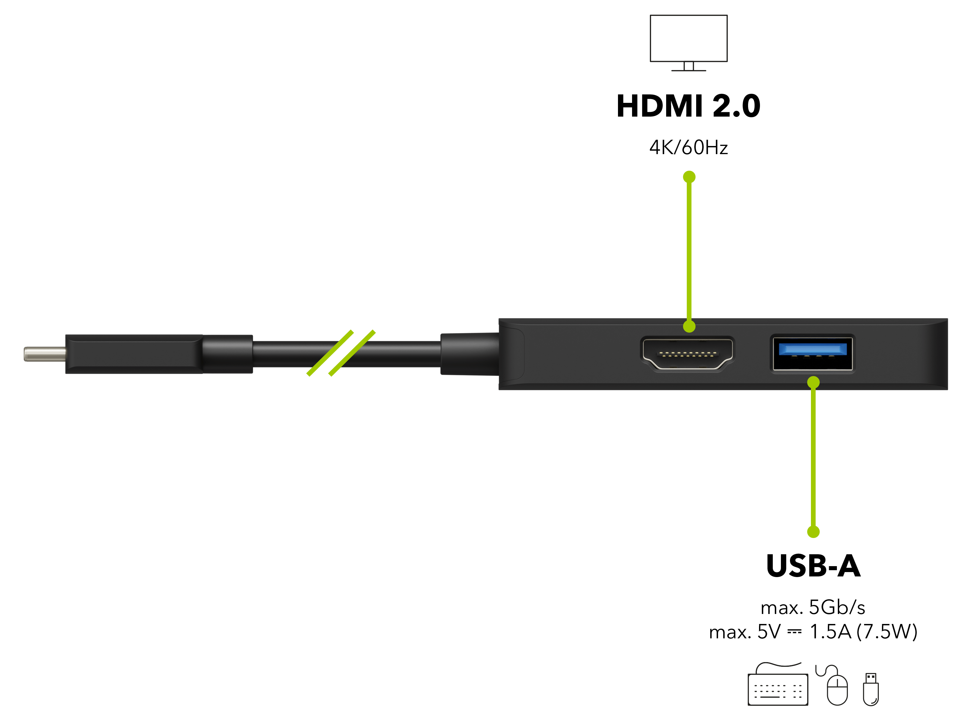AlzaPower USB-C dokkolóállomás 3in1
