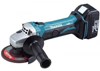 Makita akkumulátoros sarokcsiszoló