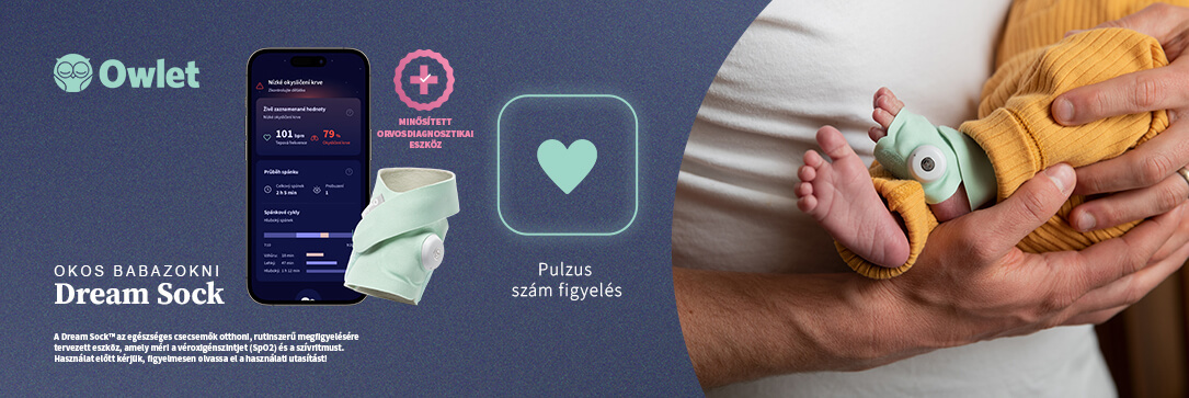 Owlet okos zokni