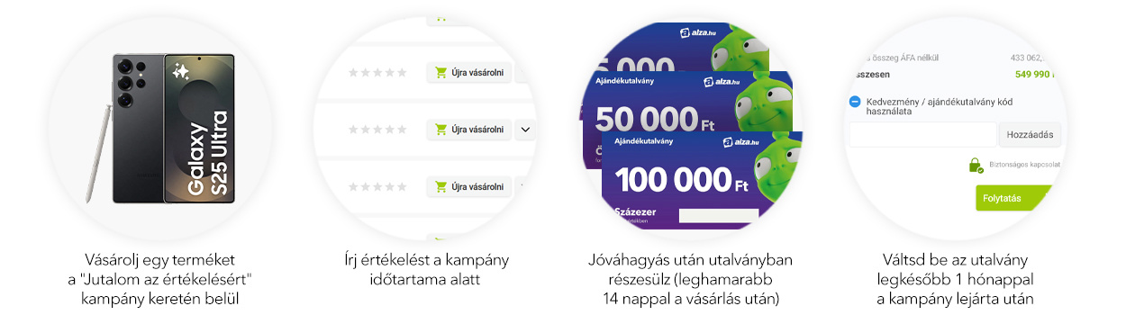 Írj véleményt és kapj jutalmat