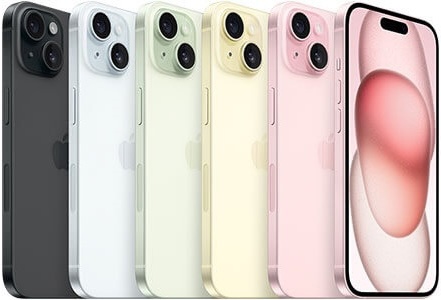 iPhone 15 és iPhone 15 Plus színváltozatok
