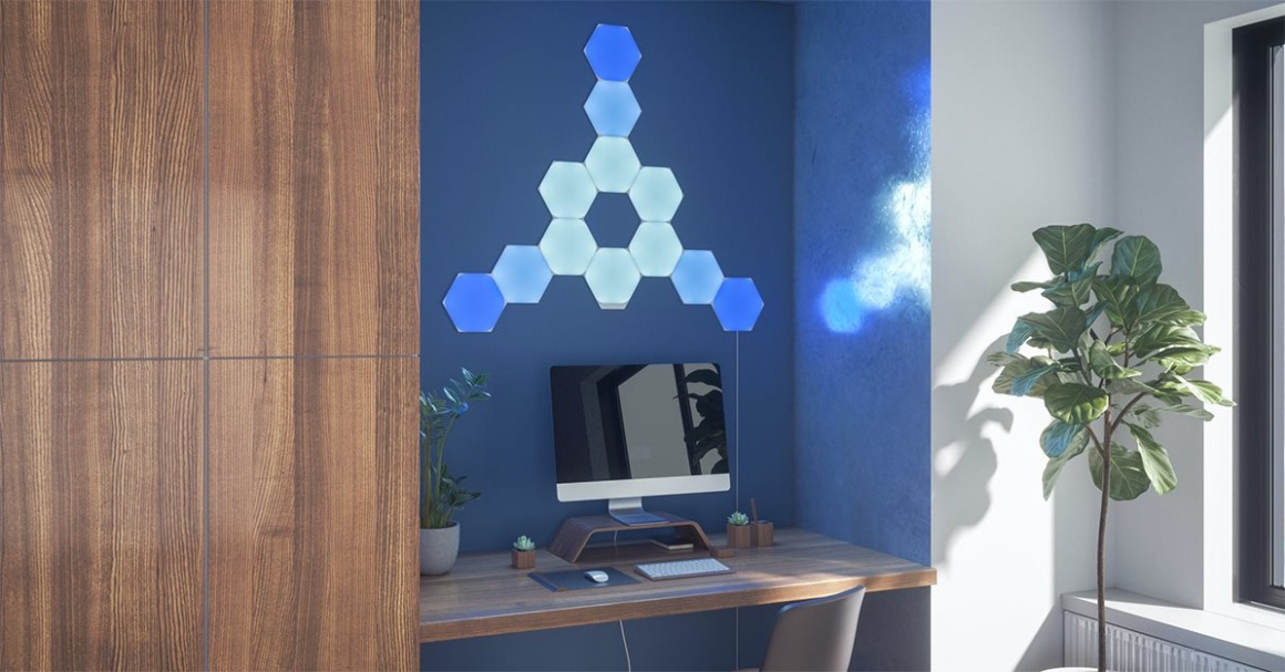 Az új Nanoleaf fali világítás Nanoleaf Shapes Hexagons