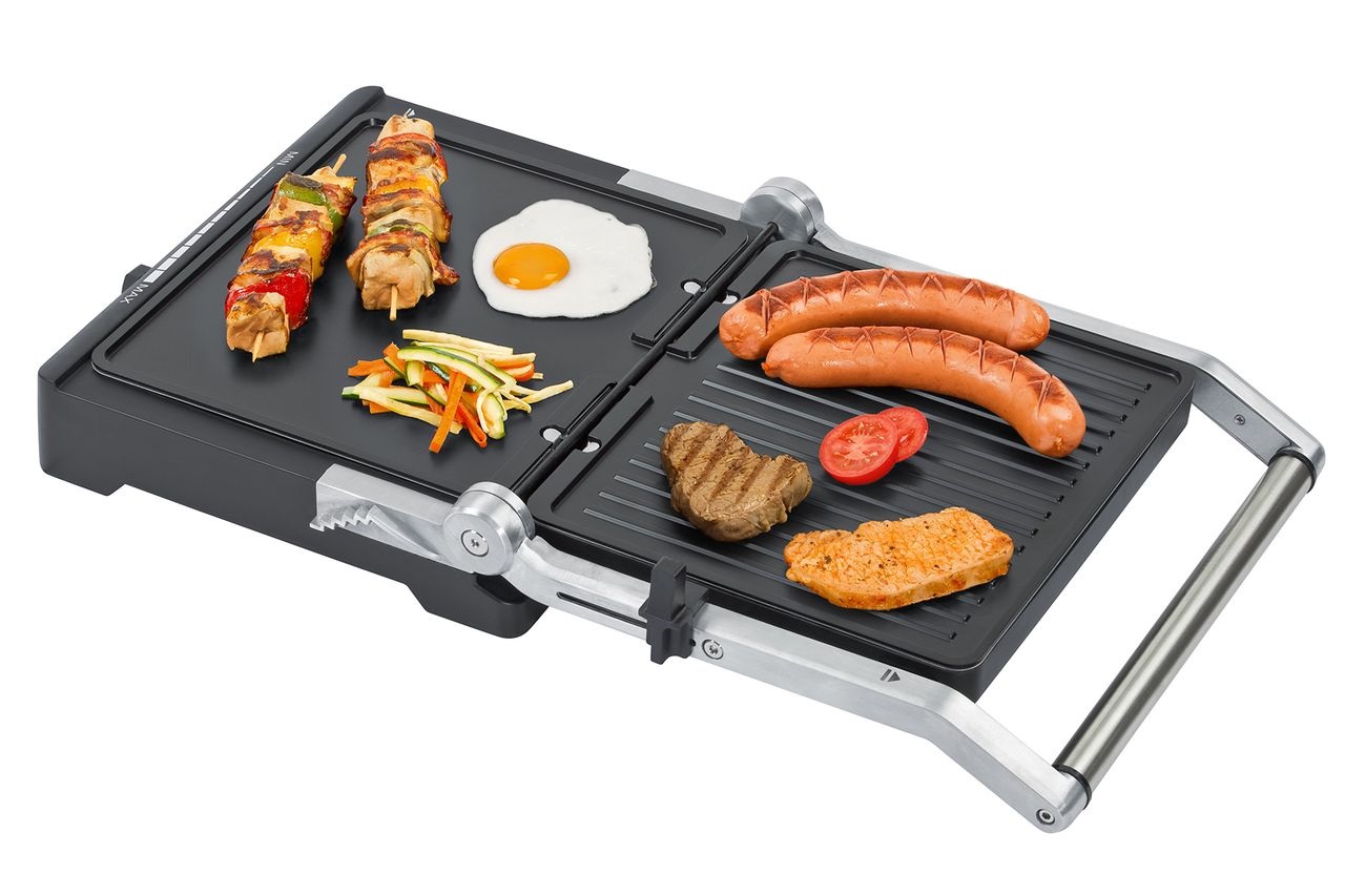 Nyársak, kolbászok, húsok, zöldségek – elektromos grillre szinte bármit rátehetsz. Nyársak, kolbászok, húsok, zöldségek – elektromos grillre szinte bármit rátehetsz.
