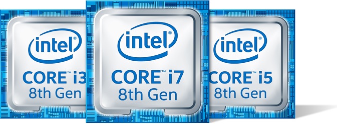 Intel Kaby Lake R processzorok