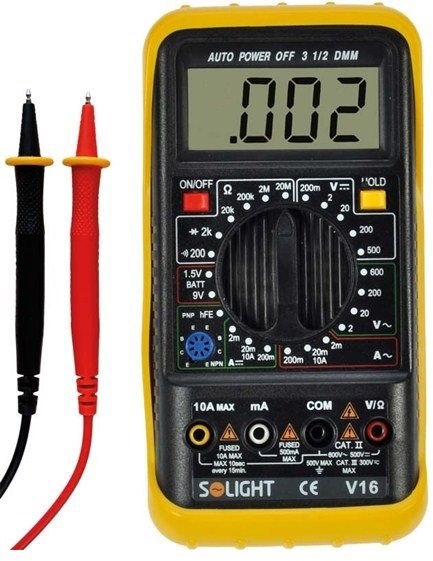 A multimérők komplex méréseket tesznek lehetővé a legfontosabb elektromos értékeknél multimérők elektromos áramkörök méréséhez