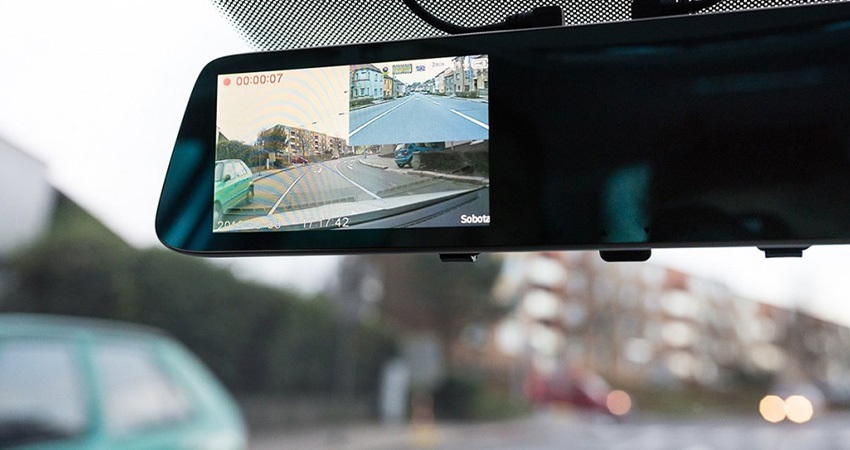 autós kamera, visszapillantó tükör