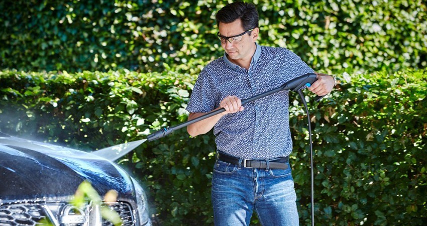 autó; magasnyomású mosó