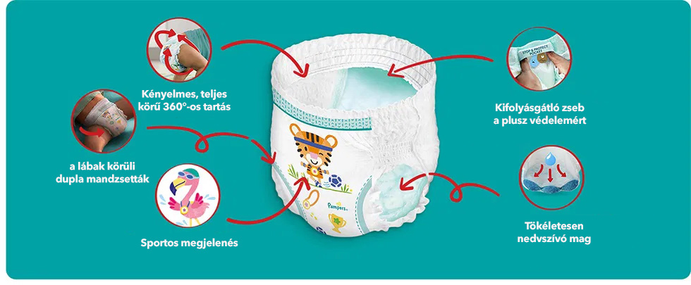 Pampers Pants pelenka nadrágok
