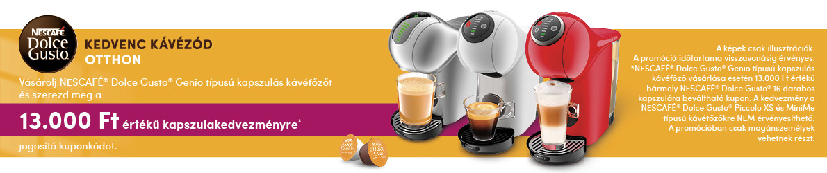 NESCAFÉ® Dolce Gusto® Genio promóció