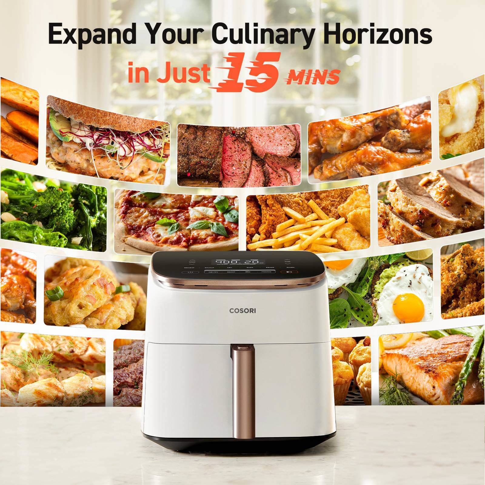 Cosori TurboBlaze Pro forrólevegős fritőz