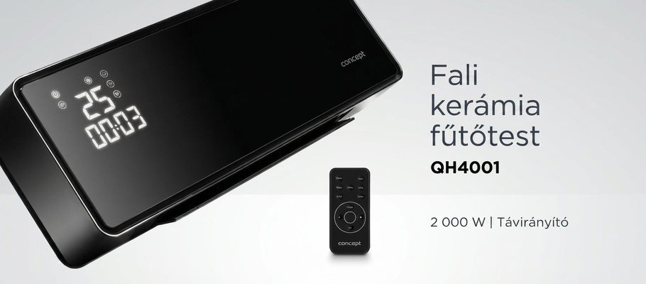 CONCEPT QH4001 elektromos fali kerámia hősugárzó
