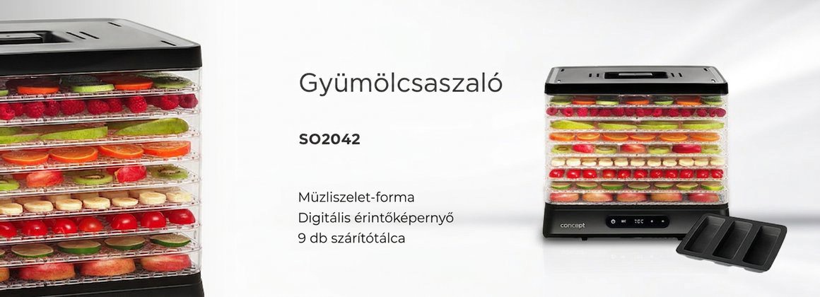 Concept SO2042 aszalógép